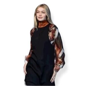 H&M Studio Mini Dress Tunic Size 4 Black Pockets Sleeveless